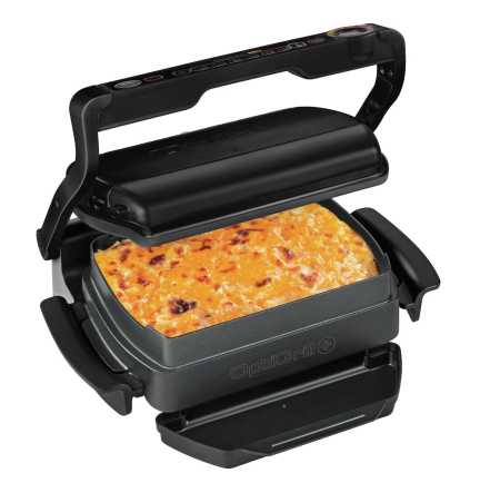 Gratar electric OptiGrill+ Snacking & Baking GC714834, 6 programe, senzor automat, mod manual , placi antiaderente, tava colectare lichide, tava c [5]