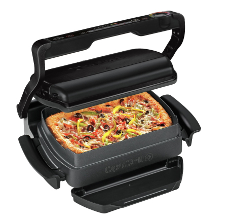 Gratar electric OptiGrill+ Snacking & Baking GC714834, 6 programe, senzor automat, mod manual , placi antiaderente, tava colectare lichide, tava c [4]