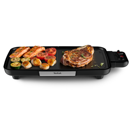 Gratar electric Plancha Booster CB641810, Power Boost, termostat 5 nivele, suprafaţa antiaderenta Resist+, Thermo-Spot®, negru [4]