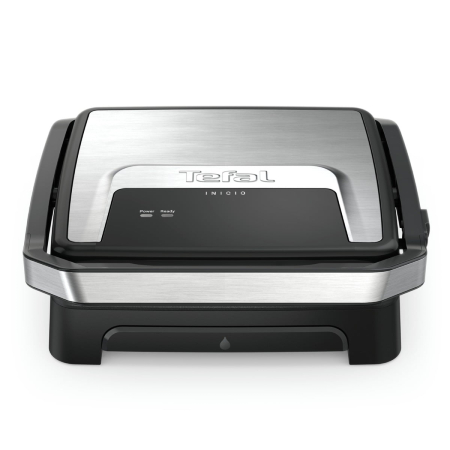 Electrocasnice - Gratar electric Tefal Inicio 2 in 1 GC271D10, 2000 W, pentru panini si grill, suprafata gatire 29 x 26 cm, pana la 6 portii, placi antiaderente, tava
