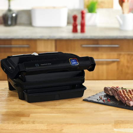 Gratar electric Tefal OptiGrill Elite GC750830, 2000 W, 12 programe, functie Searing Boost, 600 cm2 suprafata de gatire, negru [8]