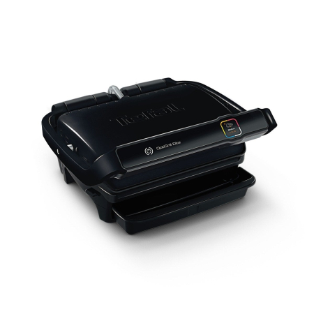 Bucatarie - Gratar electric Tefal OptiGrill Elite GC750830, 2000 W, 12 programe, functie Searing Boost, 600 cm2 suprafata de gatire, negru