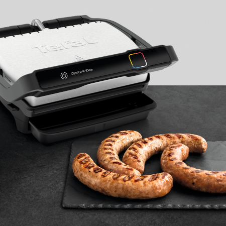 Gratar electric Tefal OptiGrill Elite GC750D30 cu 12 programe automate, termostat reglabil si carte de retete [18]