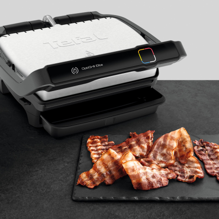 Gratar electric Tefal OptiGrill Elite GC750D30 cu 12 programe automate, termostat reglabil si carte de retete [13]