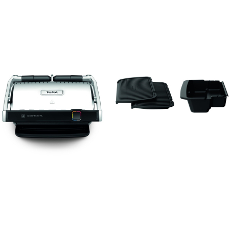 Gratar electric Tefal OptiGrill Elite XL GC760D30, 2200 W, 16 programe de gatit, senzor de gatire, indicator nivel de gatire, plci 40x20cm detasabi [6]