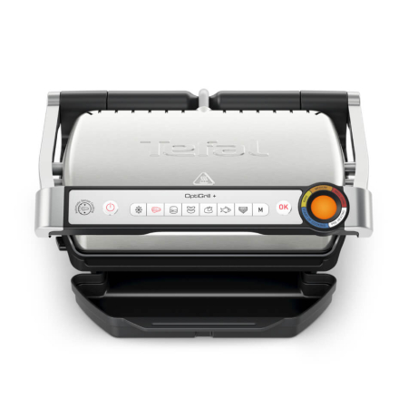 Gratar electric Tefal Optigrill+ GC717D10, 2000W, 6 programe automate, placi detasabile antiaderente, indicator nivel de gatire, argintiu [1]