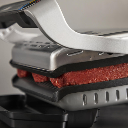 Gratar electric Tefal Optigrill+ GC717D10, 2000W, 6 programe automate, placi detasabile antiaderente, indicator nivel de gatire, argintiu [5]