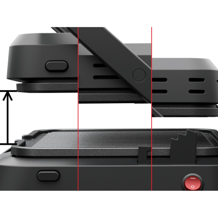 Gratar electric Tefal SuperGrill 3 in 1 GC5108E0, 2000W, indicator gatire, placi detasabile cu invelis antiaderent, 3 trepte temperatura, funct [13]
