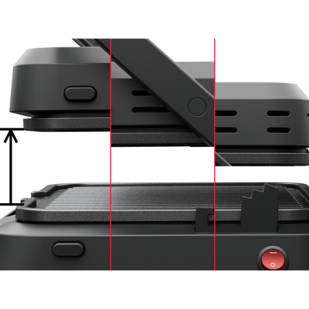 Gratar electric Tefal SuperGrill 3 in 1 GC510DE0, 2000W, indicator gatire, placi detasabile cu invelis antiaderent, 3 trepte temperatura, funct [4]