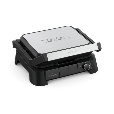 Bucatarie - Gratar electric Tefal SuperGrill 3 in 1 GC510DE0, 2000W, indicator gatire, placi detasabile cu invelis antiaderent, 3 trepte temperatura, funct