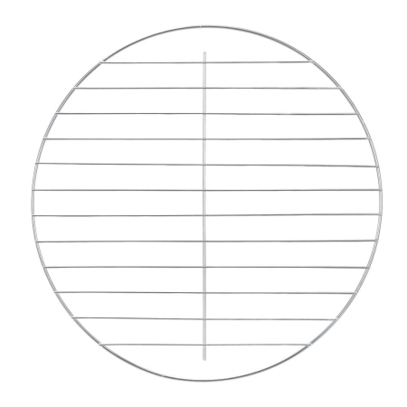 Gratar portabil pe carbuni cu capac, raft inferior si reglare ventilatie, din otel, diametru gratar 41 cm [12]