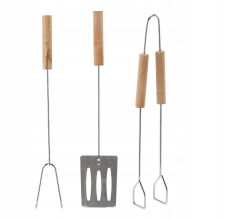 Gratar portabil pliabil tip valiza pentru camping, cu accesorii de gratar incluse, 45x30x30 cm [4]