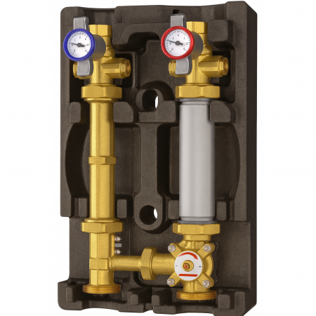 Incalzire in pardoseala - Grup de pompare cu vana de amestec sectoriala Giacomini R586RY113, temperatura constanta, eficienta energetica ridicata, 400 mp