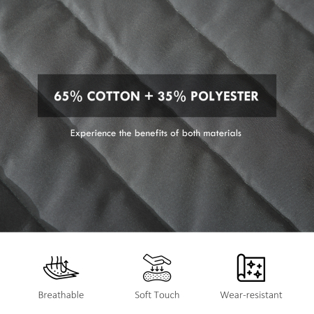  Hamac de Gradina Portabil cu Structura, Perna Integrata si Corzi de Siguranta, 368x93x110 cm, Gri inchis [5]