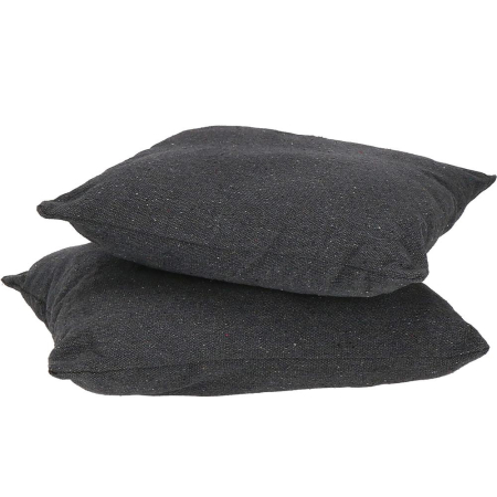 Hamac tip leagan suspendat pentru casa sau gradina, gri inchis cu perne, 130x100cm, 150kg [12]