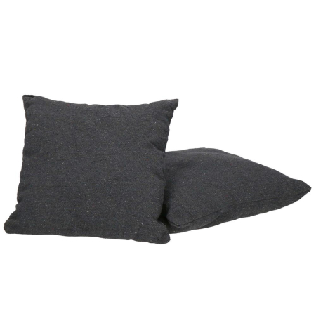 Hamac tip leagan suspendat pentru casa sau gradina HM45, gri inchis cu perne, 130x100cm, 150kg [10]