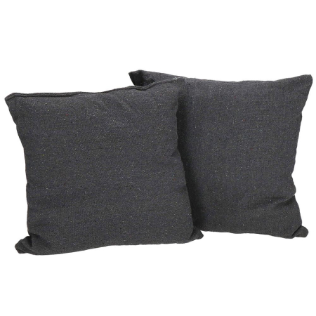 Hamac tip leagan suspendat pentru casa sau gradina HM45, gri inchis cu perne, 130x100cm, 150kg [11]