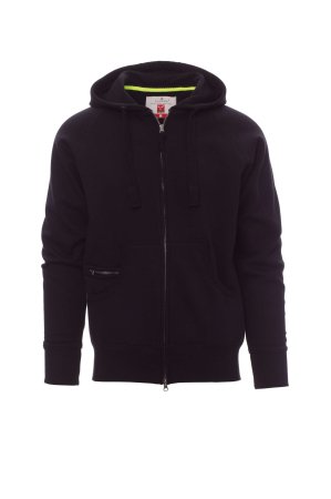 Scule & unelte - Hanorac cu gluga 70% bbc + 30% polyester 300 gr/mp Dallas+ pentru AI2, Black, marime S