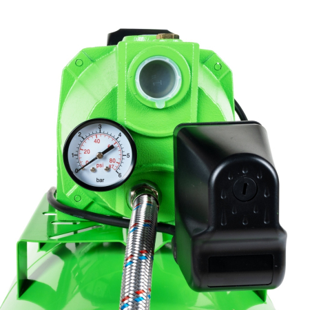 Hidrofor Micul Fermier 1.5 kW, debit maxim 3000l/h, inaltime maxima de pompare 53m, corp pompa fonta, butelie 50L [5]