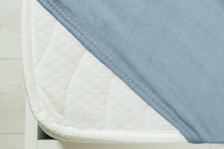 Husa Brius Bumbac Organic, 160x200, 100% bumbac organic, Material moale si prietenos cu pielea, Albastru [1]
