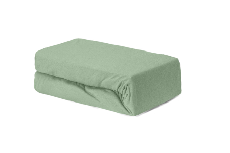 Cearceafuri de pat - Husa Brius Bumbac Organic, 100x200, 100% bumbac organic, Material moale si prietenos cu pielea, Mint