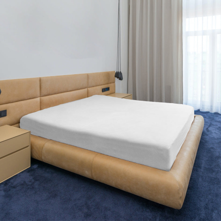 Accesorii saltele - Husa Brius Impermeabila cu elastic bumbac, Bumbac 100%, 160x200