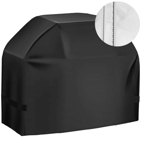 Husa de protectie pentru gratar, tesatura oxford impermeabila, protectie UV, 100x66x80 cm, negru [2]