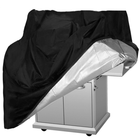 Husa de protectie pentru gratar, tesatura oxford impermeabila, protectie UV, 100x66x80 cm, negru [4]