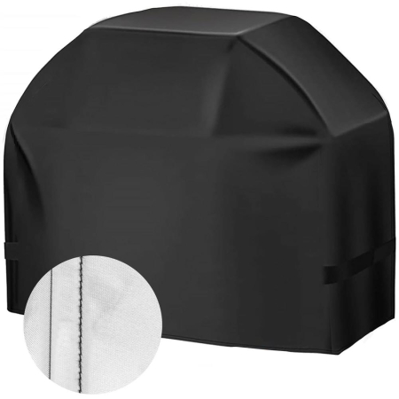 Husa de protectie pentru gratar, tesatura oxford impermeabila, protectie UV, 100x66x80 cm, negru [1]