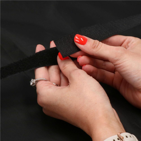 Husa de protectie pentru gratar, tesatura oxford impermeabila, protectie UV, 100x66x80 cm, negru [11]