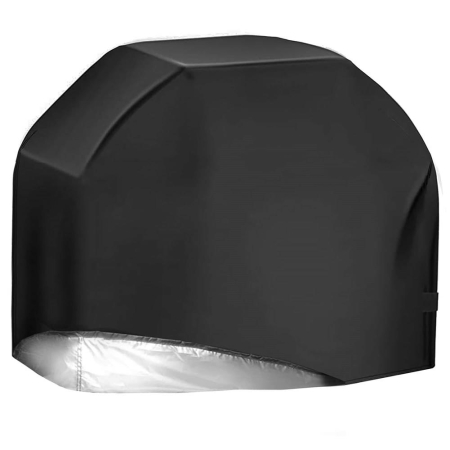 Gradina & balcon - Husa de protectie pentru gratar, tesatura oxford impermeabila, protectie UV, 145x61x117 cm, negru