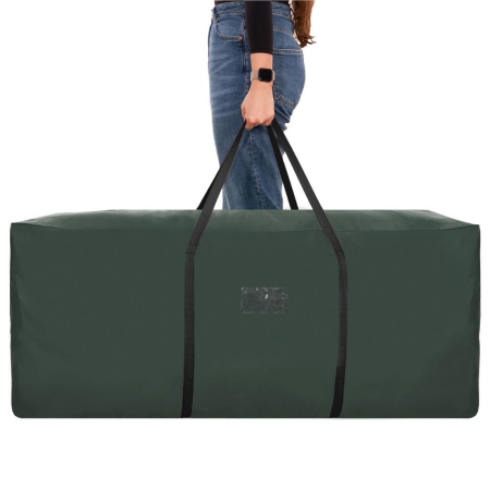 Husa depozitare brad artificial 125x50x40 cm, poliester, verde [11]
