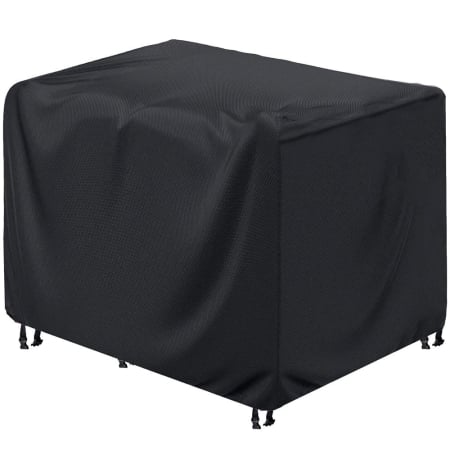 Gradina & balcon - Husa mobilier gradina, impermeabila, cu protectie UV, 70x70x125cm, negru