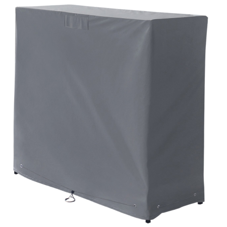 Gradina & balcon - Husa protectie gratar, polietilena rezistenta UV, impermeabila, 126x55x112 cm, gri