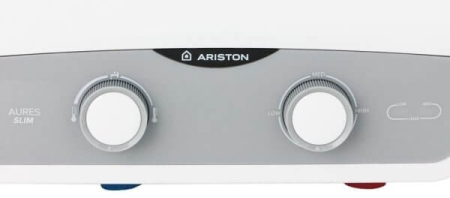 Incalzitor electric instant Ariston Aures Slim Flow 5.5kW, alimentare un singur punct, kit dus inclus [3]