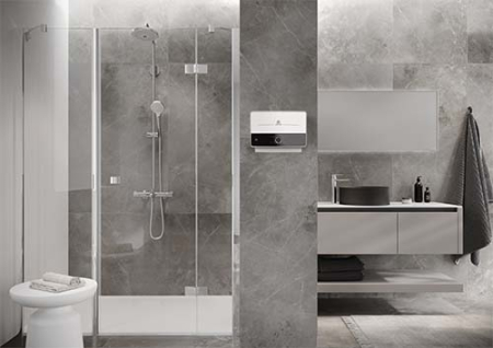 Incalzitor electric instant compact Ariston Aures M 5kW, 3 trepte de putere, rezistenta blindata din cupru [2]