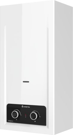 Incalzitoare instant - Incalzitor instant pe gaz Ariston Akros R X 11l/min, gaz natural, tehnologie termostatica, display digital