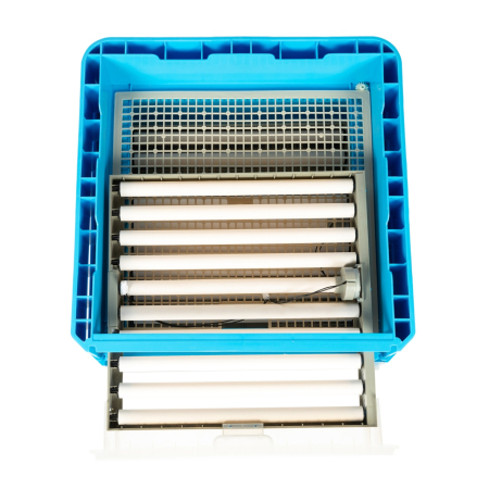 Incubator electric Micul Fermier capacitate 128 oua, 2 etaje, alimentare 220V/12V [7]