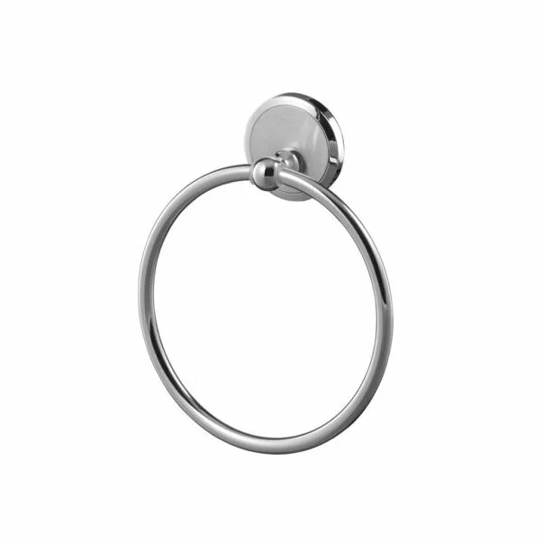 Cuiere si suporturi prosoape - Inel portprosop crom Bisk Sensation
