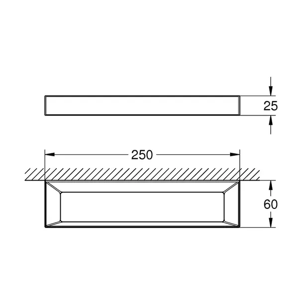 Inel portprosop Grohe Essentials Cube crom lucios [3]