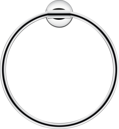 Baie - Inel prosop Duravit 0099471000, Starck T, tip instalare pe perete, numar orificii instalare 2, pivotanta, crom