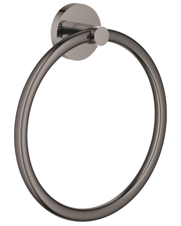 Accesorii baie - Inel prosop Grohe 40365A01, Essentials, 180 mm, metal, lucios, grafit