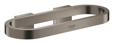Accesorii baie - Inel prosop Grohe 41035AL0, Selection, 200 mm, pe perete, metal, mat, grafit