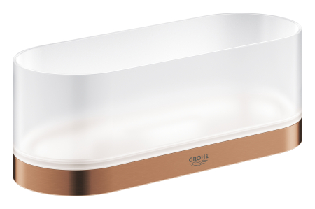 Inel prosop Grohe 41035DL0, Selection, 200 mm, montare pe perete, fixare ascunsa, mat, cupru [4]