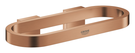 Accesorii baie - Inel prosop Grohe 41035DL0, Selection, 200 mm, montare pe perete, fixare ascunsa, mat, cupru