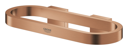 Inel prosop Grohe 41035DL0, Selection, 200 mm, montare pe perete, fixare ascunsa, mat, cupru [1]