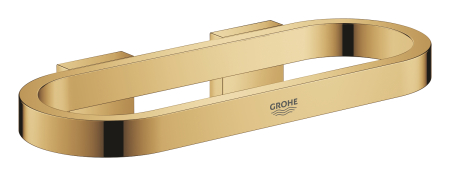 Accesorii baie - Inel prosop Grohe 41035GL0, Selection, 200 mm, pe perete, metal, lucios, auriu