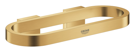 Accesorii baie - Inel prosop Grohe 41035GN0, Selection, 200 mm, pe perete, metal, mat, auriu