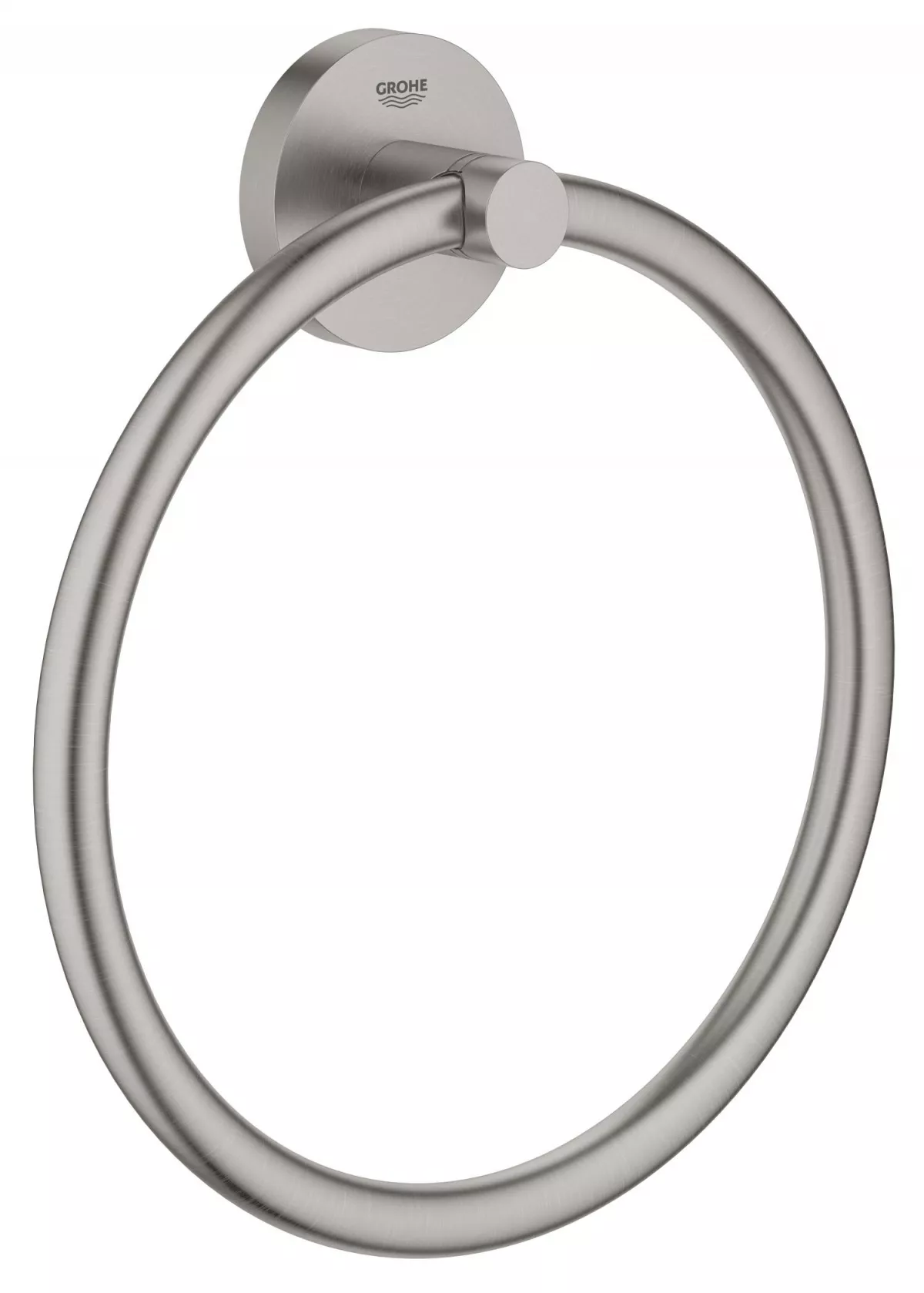 Inel prosop Grohe Essentials, pe perete, 200 mm, metal, mat, otel satinat, 40365DC1 [0]
