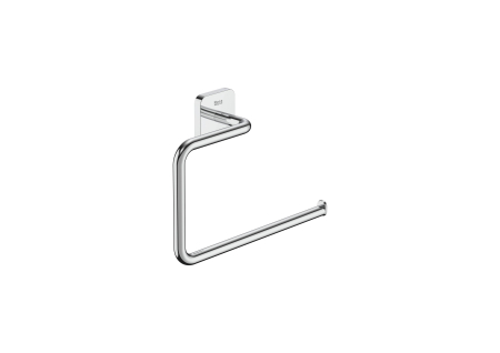 Accesorii baie - Inel prosop Roca A817886C00, 227 mm, 157 mm, 1 rafturi, 2 orificii instalare, pe perete, metal, Crom